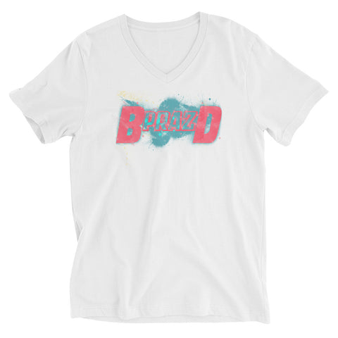 BPRAZD Womens V-Neck Tee [Coral Teal]